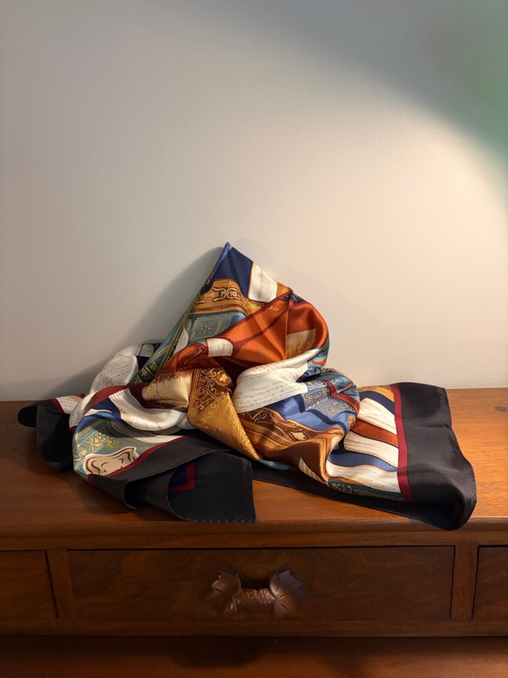 Vintage Museum of Fine Arts Boston Silk Scarf